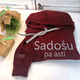 Sadošu pa asti Hoodie With 2 embroidery